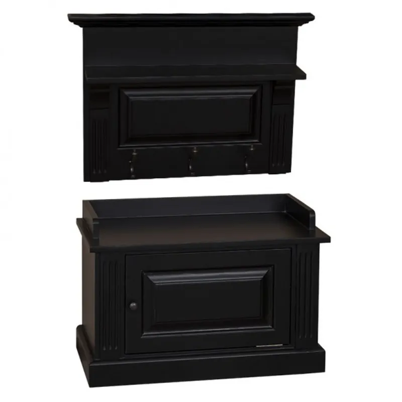 Casa Padrino Nouveau Cloakroom cupboard 2-piece with cupboard - country style wardrobe Ausverkauf