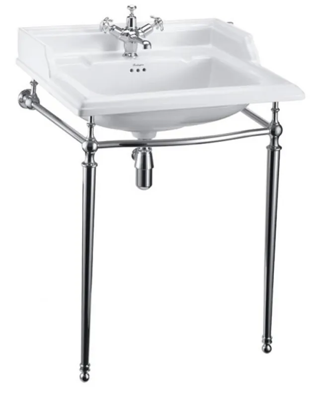 Nur Für Kurze Zeit Casa Padrino Art Deco Stand Vanity White / Chrome - Art Nouveau sink baroque antique style