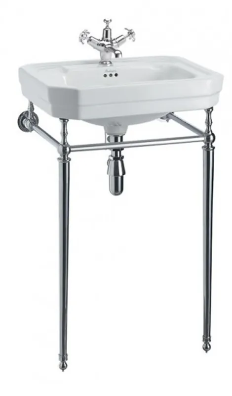 Casa Padrino Nouveau Stand Vanity White / Chrome Mod 3 - Art Deco washbasin baroque antique style Begrenztes Angebot