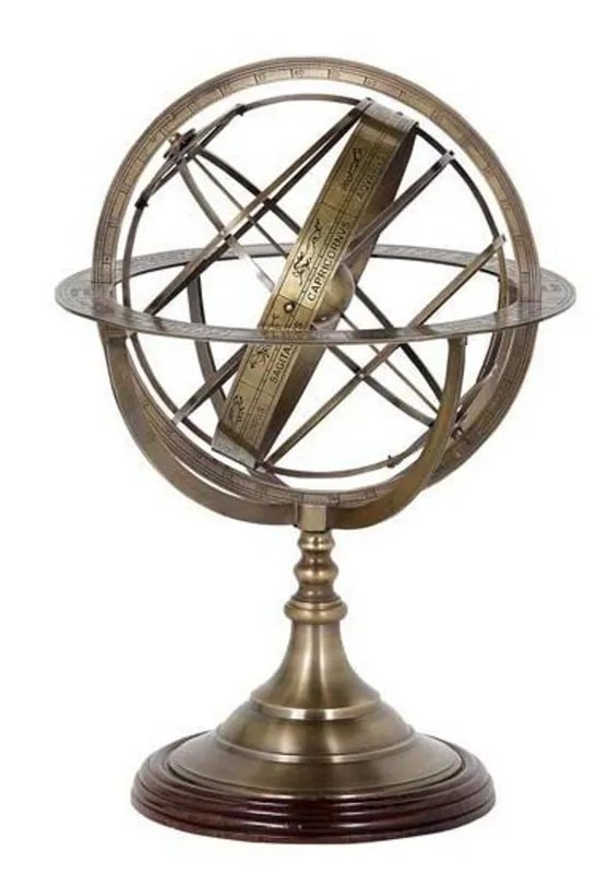 Letzte Chance Casa Padrino luxury globe brass Height: 29 cm - Luxury Collection - Art Deco