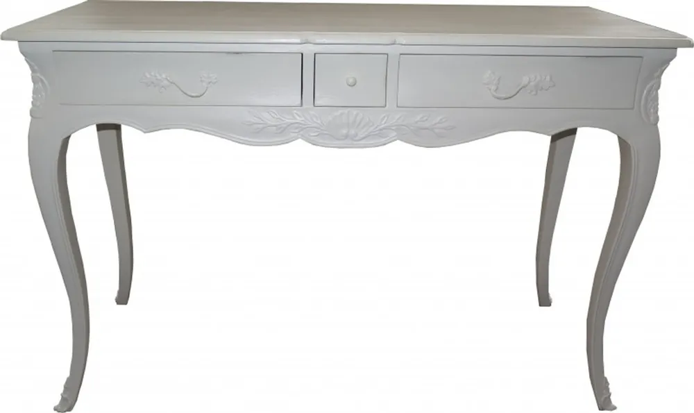 Casa Padrino Baroque console table Antique style white with 3 drawers 120 cm - console cabinet drawers Top-Angebot