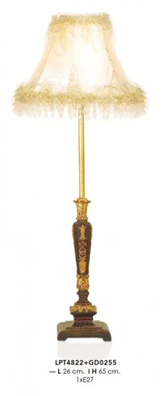 Sale Casa Padrino Baroque Table Lamp Gold 26 x H 65 cm - luxury table lamp - Nostalgic and sumptuously