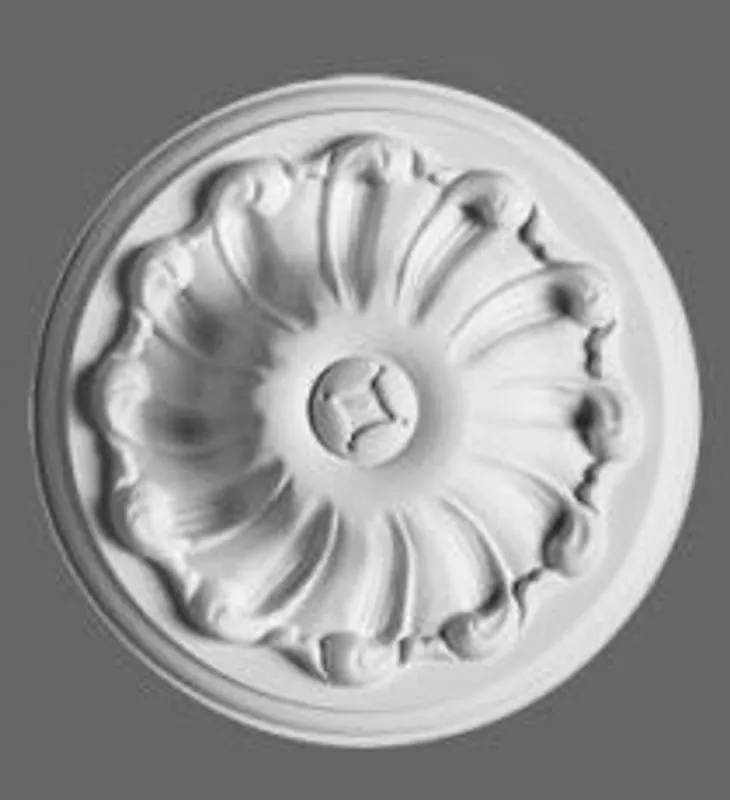 Casa Padrino stucco rosette 15 x 15 cm ceiling stucco ceiling rose stucco rosette Wall rosette stucco wall Neu Im Sortiment