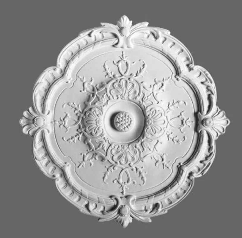 Casa Padrino stucco rose 38.5 x 38.5 cm ceiling Plaster ceiling rose stucco rosette Wall rosette Baroque Nouveau Schneller Versand