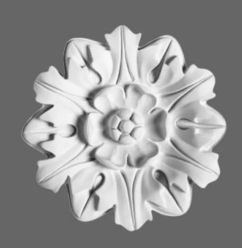 Sonderaktion Casa Padrino stucco rose 19.5 x 19.5 cm ceiling Plaster ceiling rose stucco rosette Wall rosette Baroque Nouveau