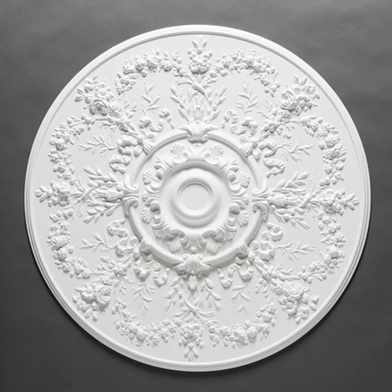 Casa Padrino stucco rose 95.2 x 95.2 cm ceiling Plaster ceiling rose stucco rosette Wall rosette Baroque Nouveau Neue Ware