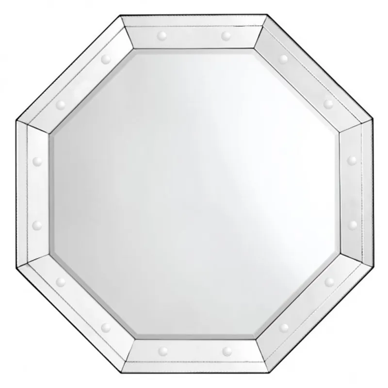 Solange Der Vorrat Reicht Casa Padrino luxury wall mirror Art Deco 110 x 110 cm - Wall Mirror - Luxury Hotel Furniture Collection