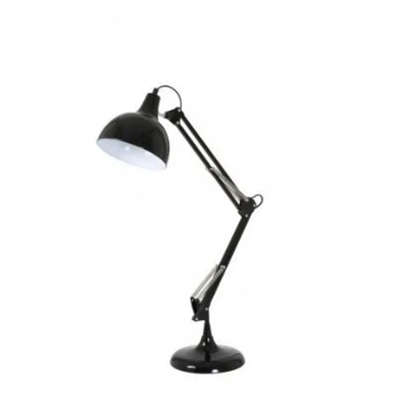Versand Am Gleichen Tag Casa Padrino Table Lamp Black 20 x 68 cm - Table Light - Office Light