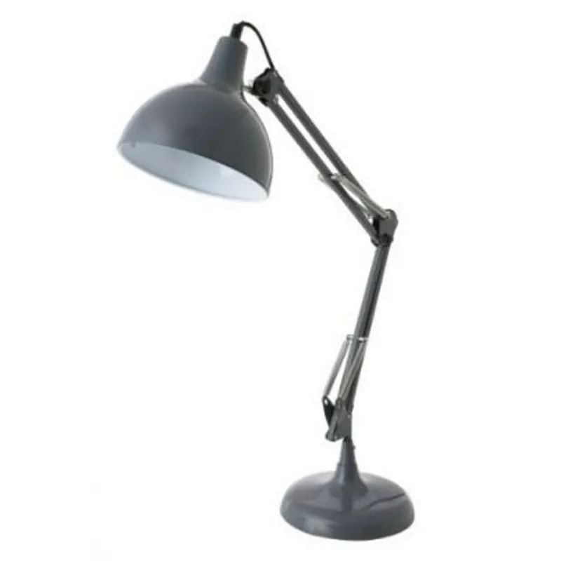 Casa Padrino Table Lamp Grey 20 x 68 cm - Table Light - Office Light Rabatt
