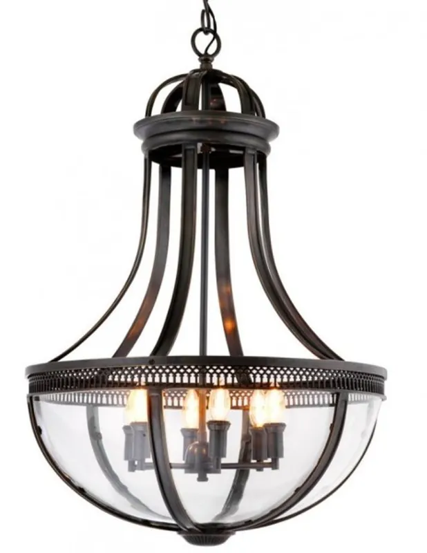 Zertifiziert Casa Padrino Luxury Lantern - Luxury Gunmetal Hanging Light