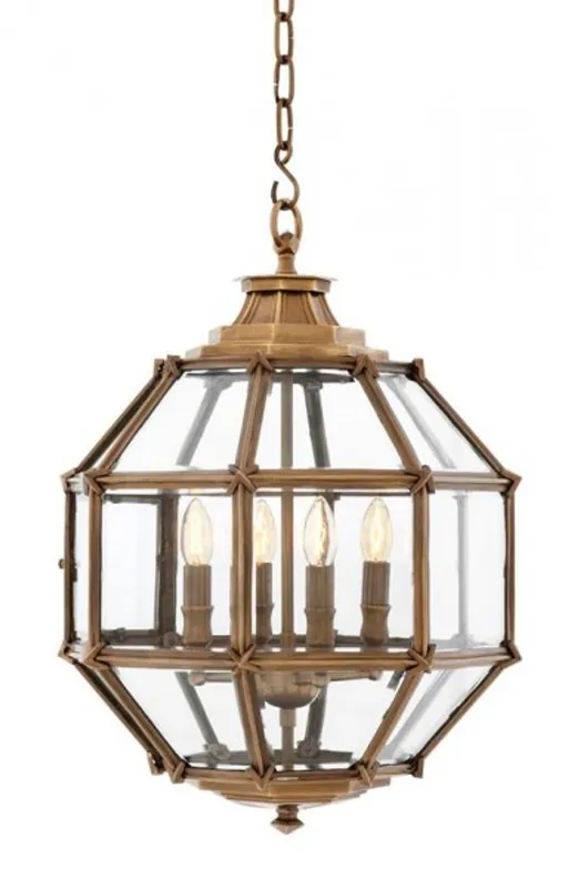 Sale Casa Padrino Luxury Lantern - Luxury Brass Hanging Light Diameter 43 x H 63 cm