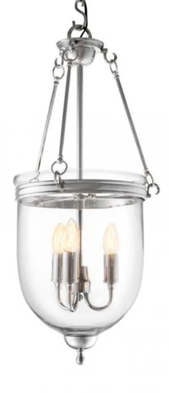 Casa Padrino Luxury Lantern - Luxury Nickel Hanging Light Diameter 32 x H 70 cm Sofort Bestellen
