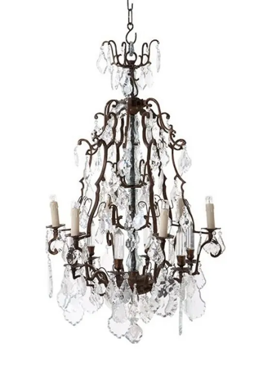 Top-Angebot Casa Padrino Luxury Chandelier - Luxury Hanging Light Antique Brass Diameter 60 x H 90 cm