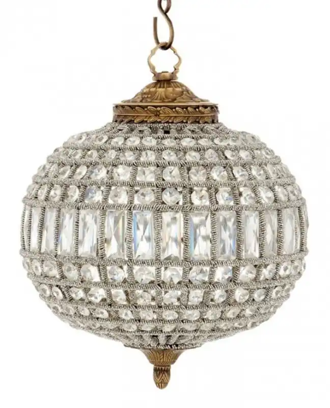 Casa Padrino Luxury Chandelier - Luxury Hanging Light Antique Brass Diameter 38 x H 45 cm Begrenztes Angebot