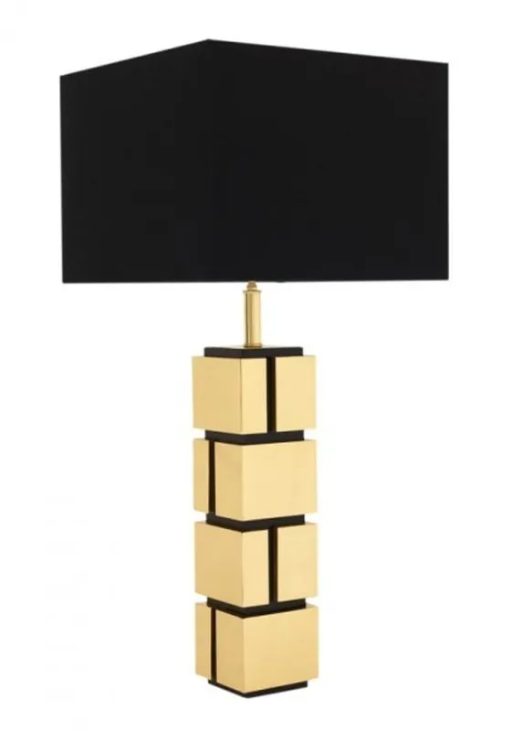 Casa Padrino Luxury Table Lamp Brass 13 x 40 x H 88 cm - Luxury Table Light Neue Kollektion