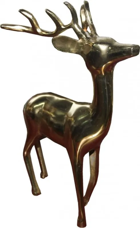 Nur Für Kurze Zeit Casa Padrino Designer Deer Deer Gold 28 x 14 x 36cm - polished aluminum figure sculpture