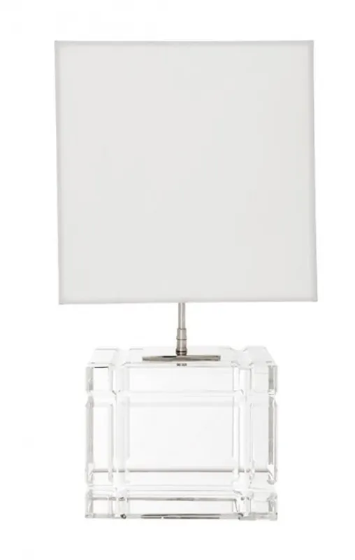 Casa Padrino Luxury Table Light Nickel Diameter 23 x 30 x H 57 cm - Luxury Table Lamp Neue Kollektion