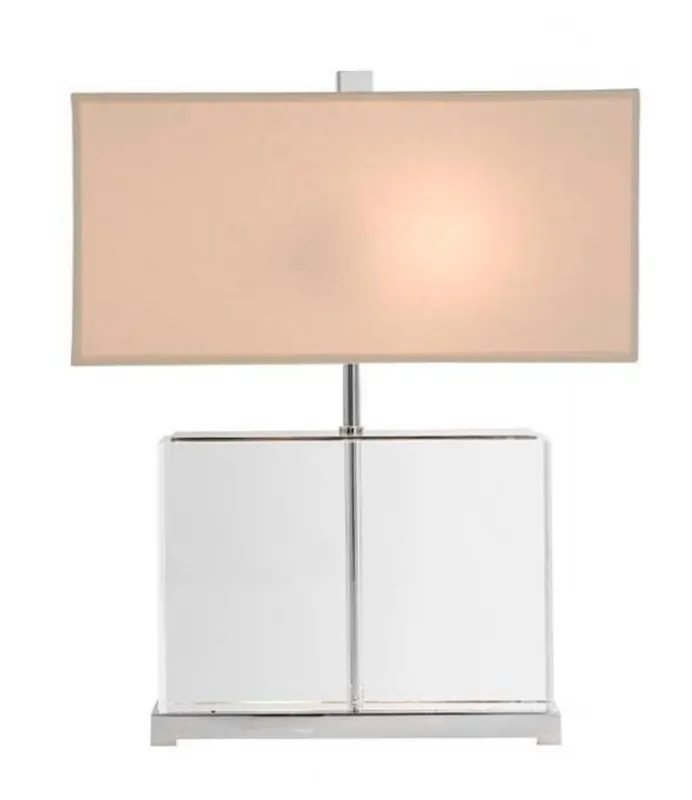 Sichere Zahlung Casa Padrino Luxury Table Light Nickel Diameter 28 x 37 x H 44 cm - Luxury Table Lamp