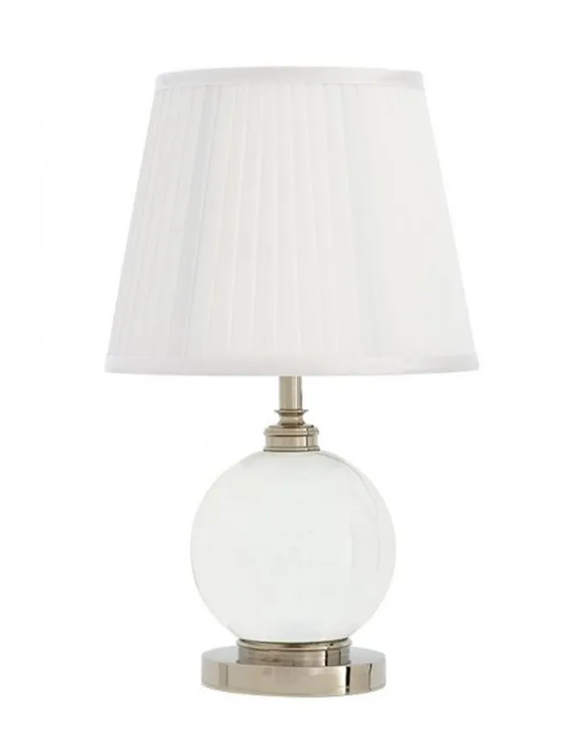 Finale Aktion Casa Padrino Luxury Table Light Nickel Diameter 11 x 25 x H 42 cm - Luxury Hotel Table Lamp