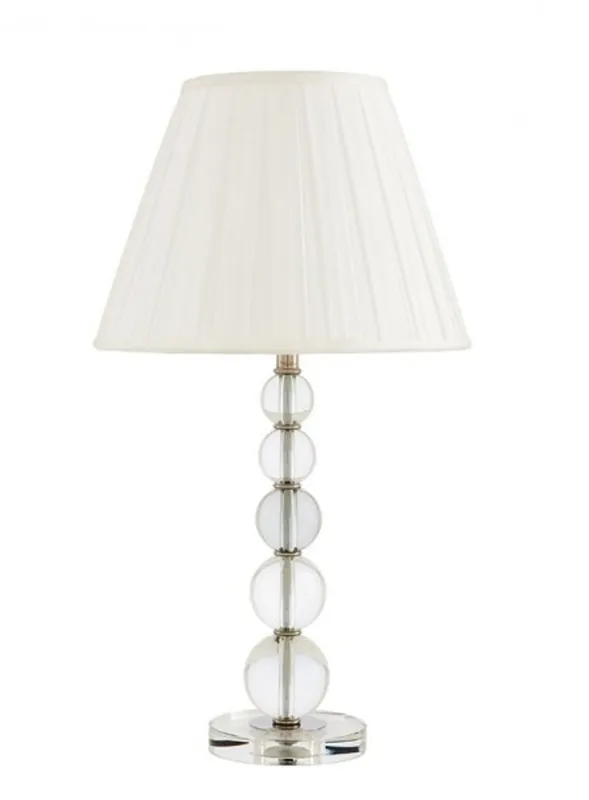 Casa Padrino Luxury Table Light Nickel - Luxury Crystal Glass Hotel Table Lamp Preis Gesenkt