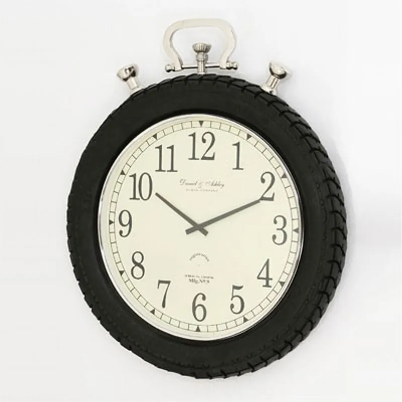 Top-Angebot Casa Padrino Vintage Wall Clock Rallye Aluminum - Designer Wall Clock