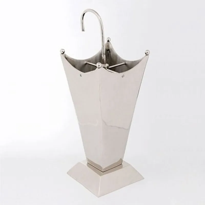 Casa Padrino Umbrella stand Neoklassical Aluminum nickel-plated Screen design Direkt Vom Hersteller