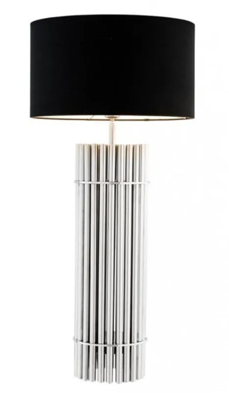 Casa Padrino Luxury Table Light Nickel - Luxury Hotel Restaurant Table Lamp Zertifiziert