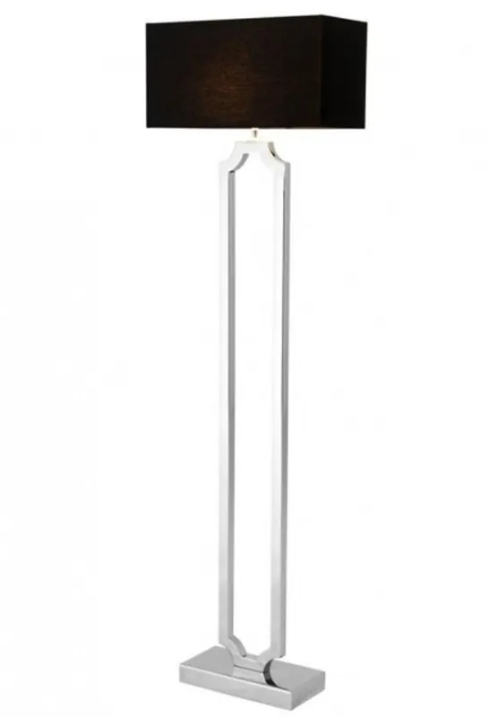 Casa Padrino Luxury Floor Lamp Nickel Diameter 19 x 50 x H 169 cm - Luxury Hotel Restaurant Lamp Beliebt
