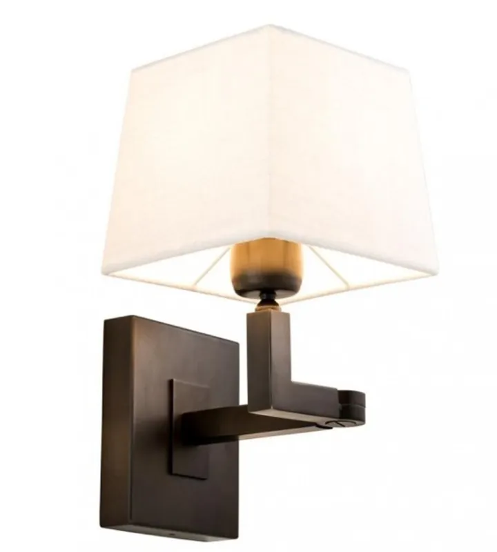 Meistverkauft Casa Padrino Luxury 1-Light Wall Lamp Bronze - Luxury Hotel Restaurant Lamp