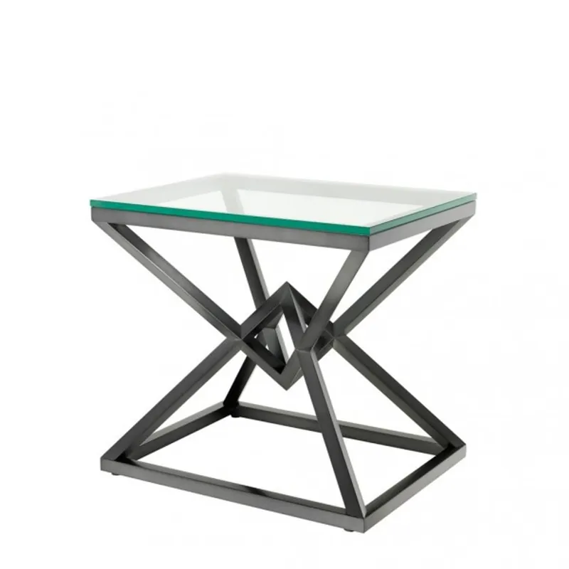 Casa Padrino luxury side table stainless steel bronze finish 65 x 50 x H 60 cm - table furniture Neue Ware