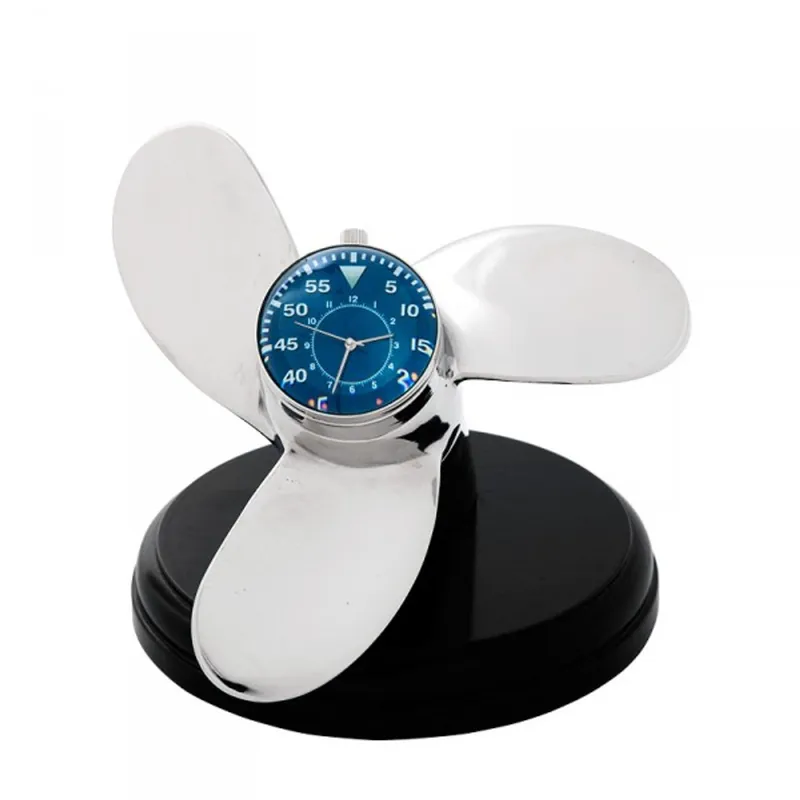 Casa Padrino designer luxury table watch navy marine screw - Eyecatcher navigator clock Markenware