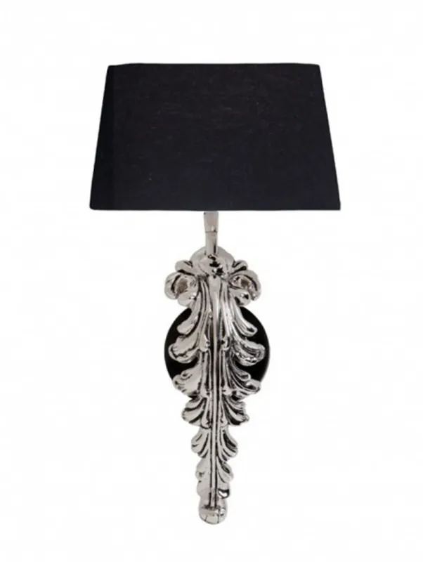 Casa Padrino Luxury Wall Lamp Nickel - Luxury Quality Direkt Vom Hersteller
