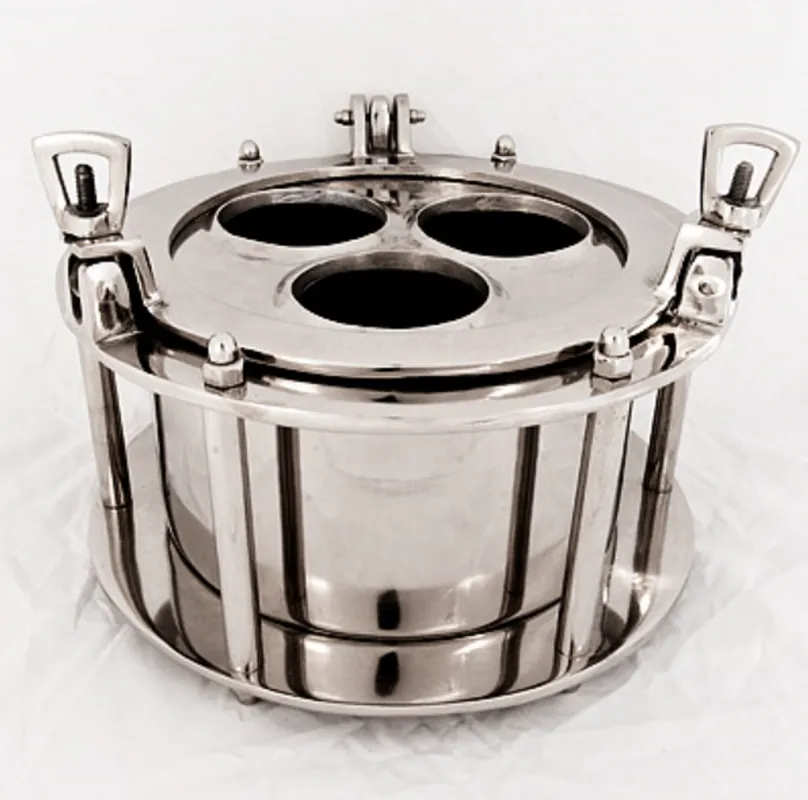 Casa Padrino Designer Bottle Stand Diameter 32 x H 16 cm - Luxury Quality Solange Der Vorrat Reicht