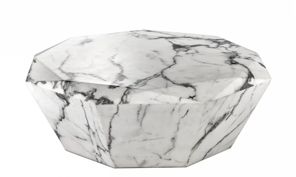 Casa Padrino Art Deco luxury faux marble coffee table - living room coffee table - Luxury Collection Neu