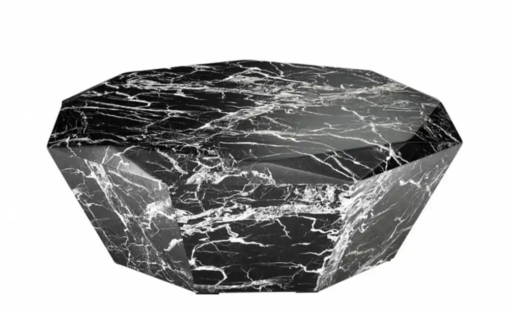 Nur Heute Casa Padrino Art Deco luxury faux marble coffee table - living room coffee table - Luxury Collection