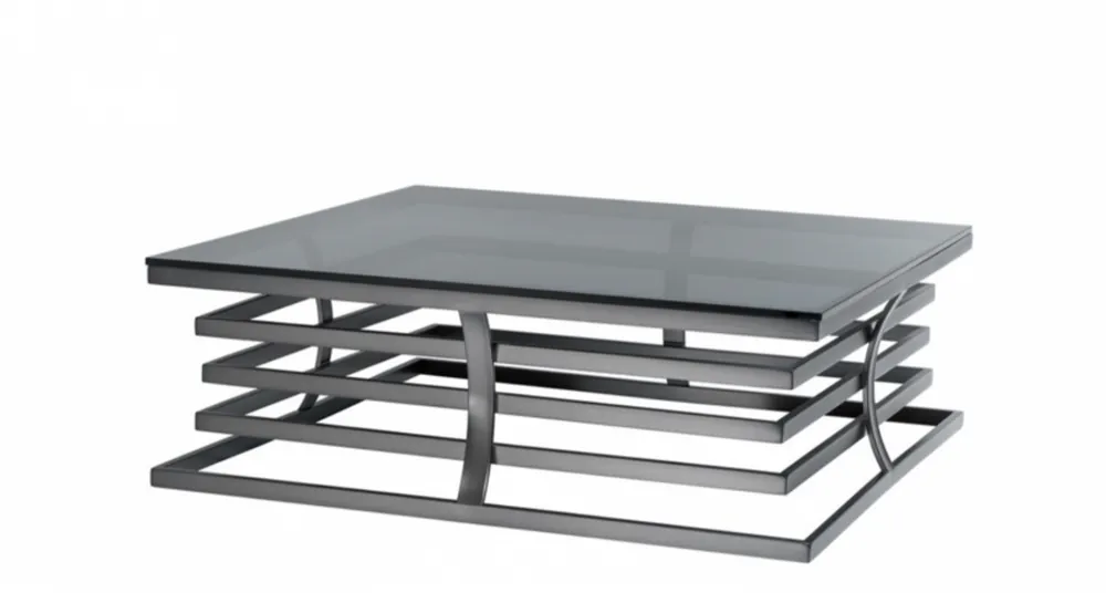 Casa Padrino Art Deco luxury designer coffee table bronze - living room coffee table - Luxury Quality Top-Seller