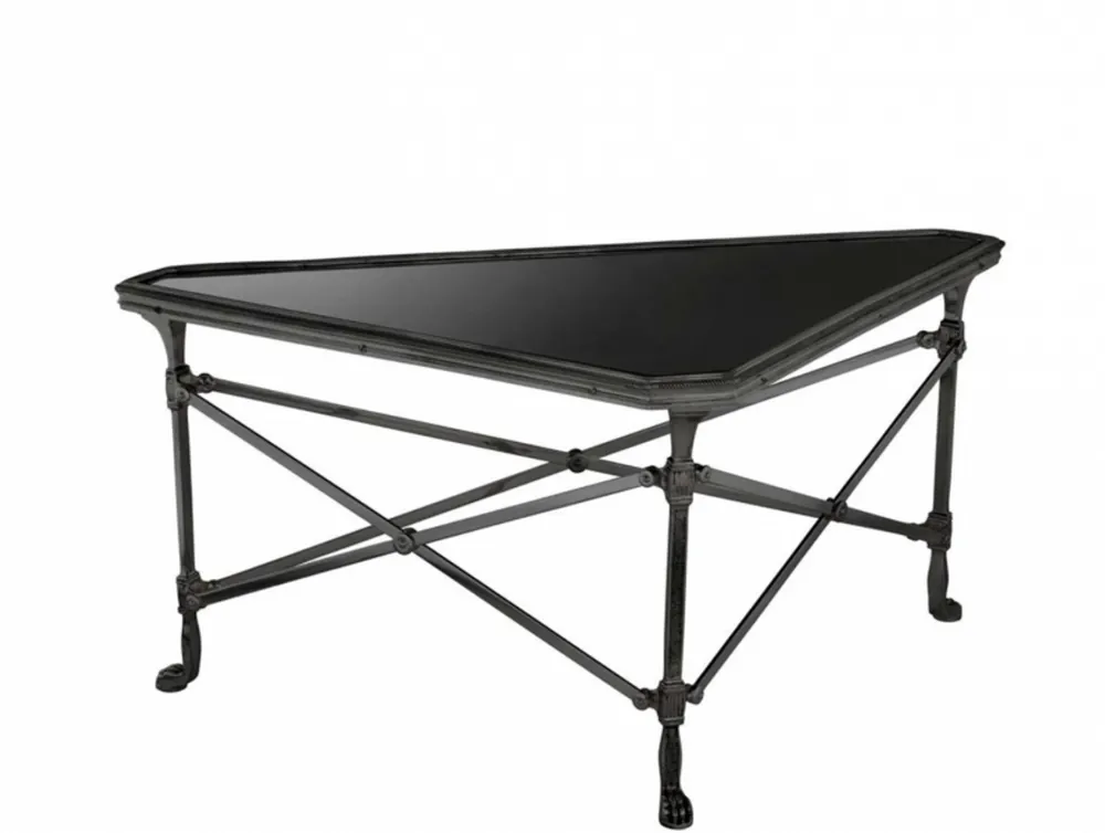 Sichere Zahlung Casa Padrino Art Deco luxury coffee table gunmetal - living room coffee table - Luxury Collection