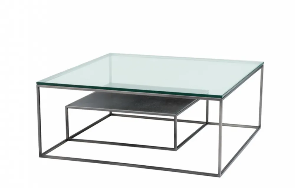Casa Padrino Art Deco luxury coffee table 90 x 90 x H. 38 cm - living room coffee table - Luxury Furniture Sale