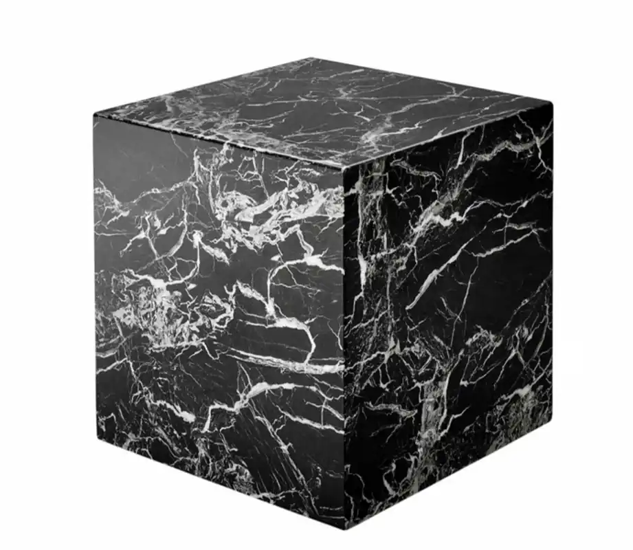 Casa Padrino luxury art deco designer side table black faux marble - Luxury Quality Super-Preis