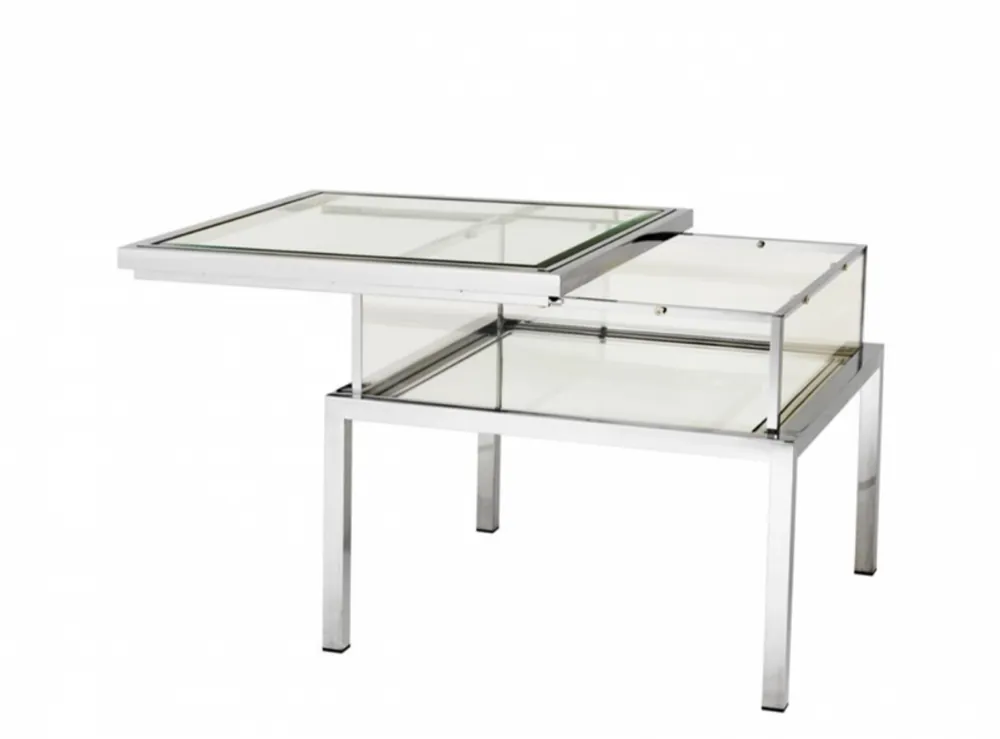 Casa Padrino luxury art deco designer side table 65 x 65 x H. 55.5 cm - Luxury Collection Garantierte Lieferung