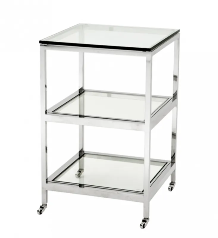 Casa Padrino luxury art deco designer side table 45 x 45 x H. 71 cm - Designer Side Table Furniture Meistverkauft