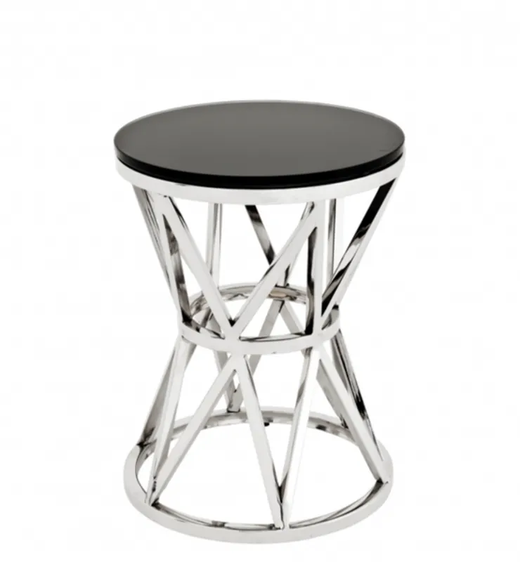 Letzte Chance Casa Padrino luxury art deco designer side table 29 x H. 39 cm - Luxury Collection