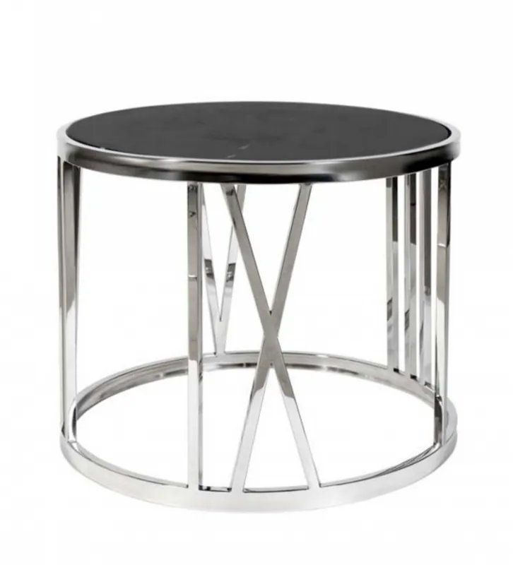 Casa Padrino luxury art deco designer side table with black marble top - Luxury Collection Preisknaller
