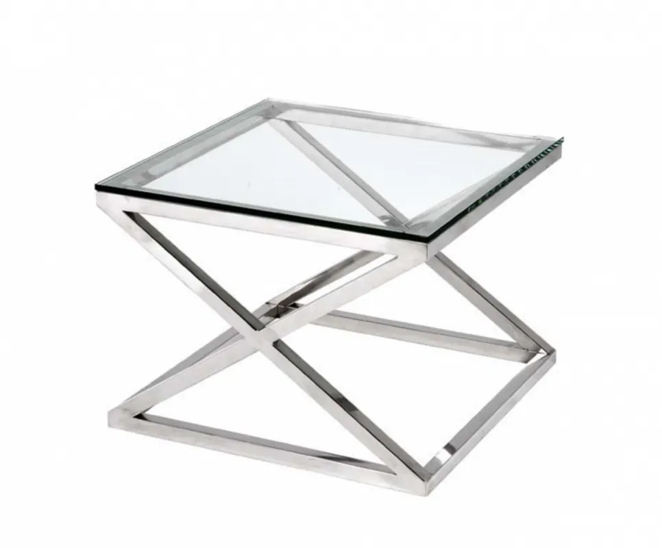Expressversand Casa Padrino luxury art deco designer side table 65 x 65 x H. 49 cm - Luxury Quality