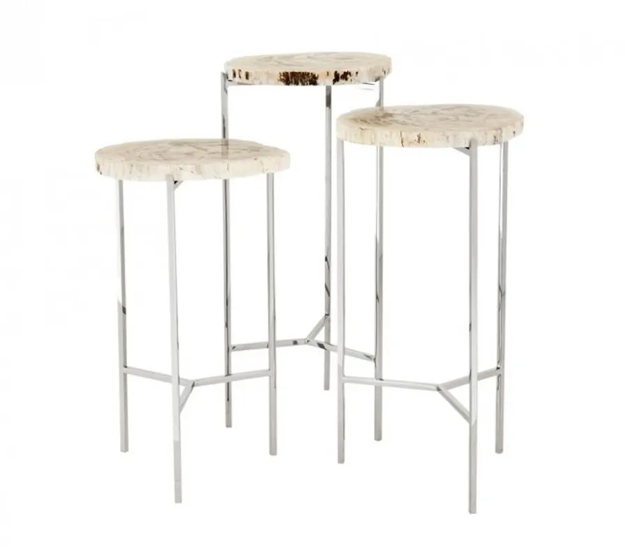 Casa Padrino luxury art deco designer side table set of 3 - Luxury Side Table Set Jetzt Kaufen