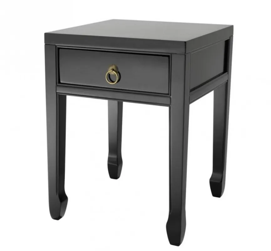 Zertifiziert Casa Padrino luxury art deco designer birch wood side table 40 x 40 x H. 53 cm - Luxury Table
