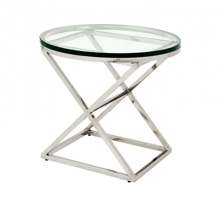 Casa Padrino luxury art deco designer side table 59 x H. 54 cm - Hotel Table Furniture Top-Seller