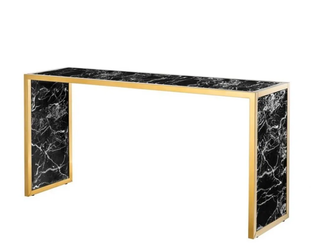 Casa Padrino Luxury Console Table Gold 150 x 40 x H. 75 cm - Luxury Collection Abverkauf