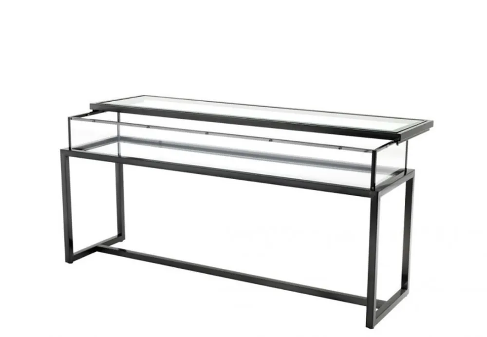 Casa Padrino Luxury Console Table Bronze 160 x 45 x H. 77 cm - Art Deco Furniture Markenprodukt