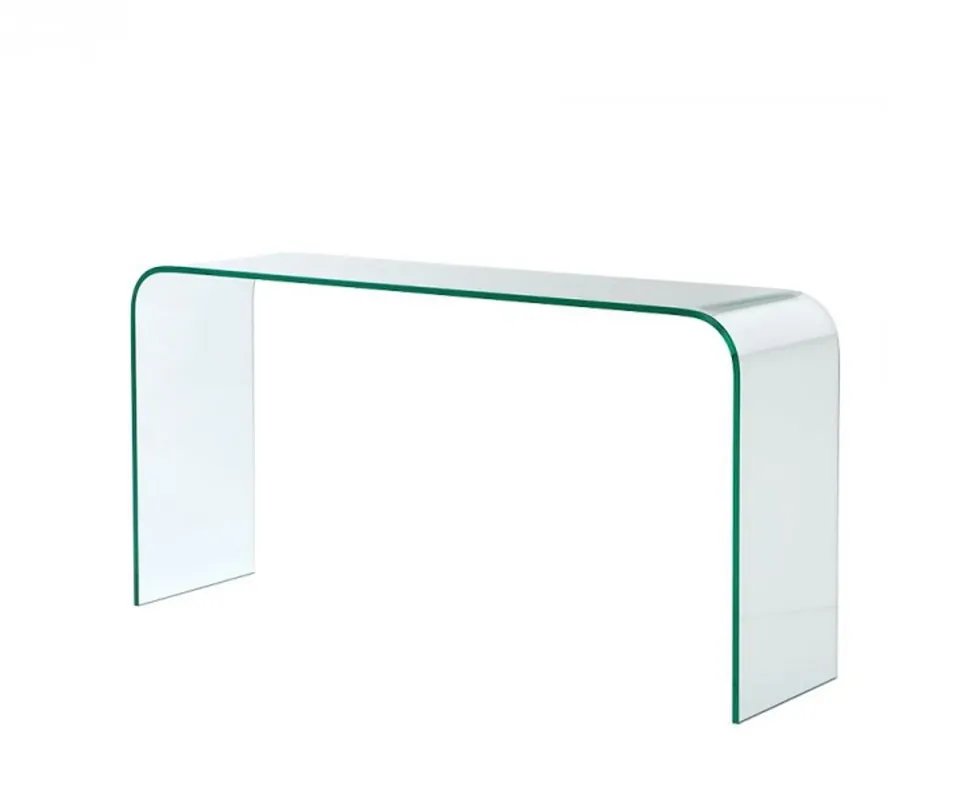 Casa Padrino luxury art deco glass console table 150 x 40 x H. 76 cm - Luxury Collection Solange Der Vorrat Reicht